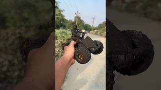 Old stunt car 😭mini wood toy woodworking art skills wood  handcrafts  shorts [upl. by Cherish]