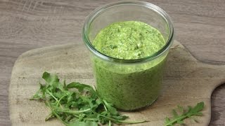 Schnelles RucolaWalnuss Pesto köstlich amp gesund aus dem Thermomix vegan [upl. by Lion678]