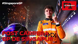 POST CARRERA  GRAN PREMIO DE SINGAPUR singaporegp telemetricof1 f1 f1nightrace [upl. by Matty]