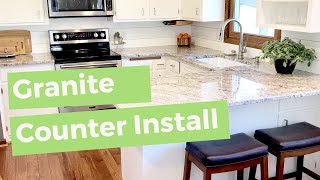 Installing Granite Countertops [upl. by Otipaga]