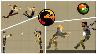 Melon Playground mod Mortal Kombat nps gun mods [upl. by Ellennad977]