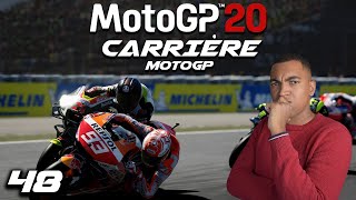 MotoGP 20 Carrière  COMMENT ARRÊTER MARC MARQUEZ  48 [upl. by Maisey]