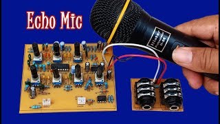 How to make Echo Microphone Ic CD2399GP With 4558D circuit at home [upl. by Aneras]