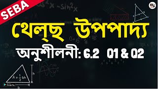 Class 10 Maths Triangles  Thales Theorem  Ex 62 Q1 amp Q2  Assamese Medium  SEBA [upl. by Uah307]