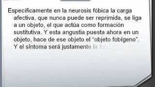 Psicología  Blog de Psicología  Neurosis Fóbica [upl. by Lindsey]