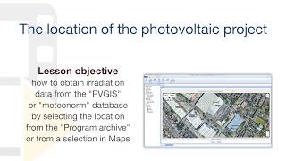 Solarius PV Tutorial  Obtain irradiation data from the software database  ACCA software [upl. by Ananna]