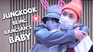 Jungkook being Bangtans Baby Cute moments [upl. by Ahsenat]