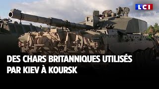 Des chars britanniques utilisés par Kiev à Koursk [upl. by Akemrej177]