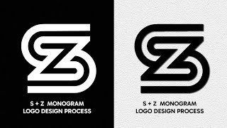 Monogram Logo Design Tutorial in Illustrator  How To Design Monogram Logos In Adobe Illustrator [upl. by Neville523]