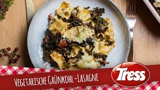 Vegetarische GrünkohlLasagne  TRESS REZEPTE [upl. by Henka429]