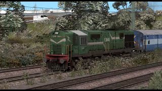 Indian Railway simulator  Realistic Passenger and Cab ride WDG3A [upl. by Baelbeer]