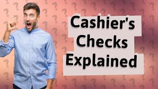 Is a cashiers check a 2 party check [upl. by Doyle]