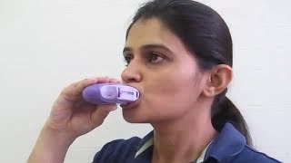 How to Use a MeteredDose Inhaler [upl. by Swanhilda836]