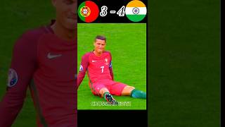 Portugal vs india imaginary FIFA World Cup football match penalty shootout highlights shorts [upl. by Enreval]