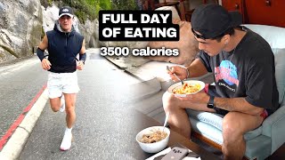 Full Day of Eating 3500 Calories  race prep ep3 [upl. by Nolahc]