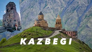 Gergeti Trinity Church Kazbegi Georgia  Day 2  Kazbegi Tour  Travel Vlog Part1 [upl. by Dumah166]