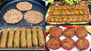 Chicken Seekh Kabab New Turkish Kebab Beef Cheese Patty Kebab Aloo chicken Kebab  Cutlets Adana [upl. by Orestes]