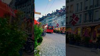 Bern City in The Evening 🇨🇭bern switzerland shortsfeed travel [upl. by Basilius]