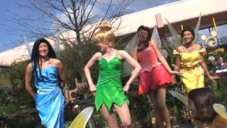 Disney Fairies at the Epcot Flower amp Garden Festival [upl. by Derreg]