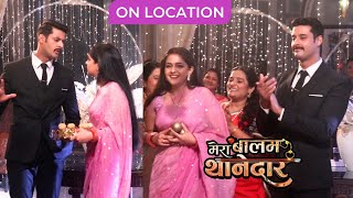 Mera Balam Thanedar ON LOCATION  Bulbul Veer Ko Mila Best Couple Ka Award [upl. by Ev718]