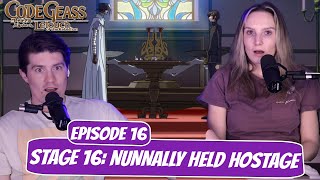 CHESS TO THE DEATH  Code Geass Newlyweds Reaction  Ep 16 “Stage 16 Nunnally Held Hostage” [upl. by Robby589]