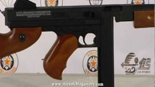 Cybergun WE Thompson M1A1 Airsoft Gas Blowback Submachine Gun [upl. by Yud]