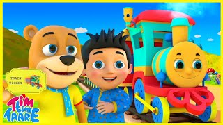 Rail Gadi रेल गाड़ी Train Song for Kids in Hindi [upl. by Lebasi]