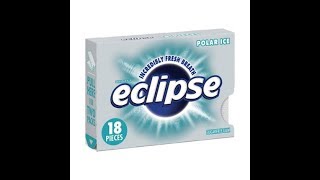 Wrigleys Eclipse Gum Polar Ice Flavor Review [upl. by Mushro]