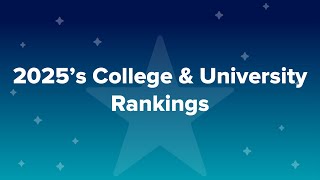 2025’s College amp University Rankings [upl. by Sugden]