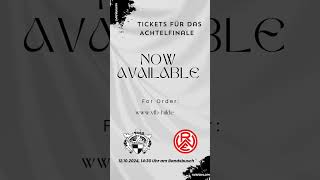 Tickets gegen RWE online wwwvfbhildende 🫶 football tickets vfbhilden trending shorts fyp [upl. by Nryhtak467]