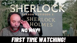 Sherlock S2E3 The Reichenbach Fall FIRST TIME REACTION  RIP [upl. by Gibun172]