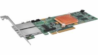 HighPoint RocketRAID 2210 4 Channel PCI X SATA 3Gbs RAID Controller [upl. by Sabu]