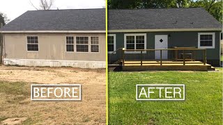 REMODELING A SINGLE WIDE MOBILE HOME FOR UNDER 1000 DOLLARS  MOBILE HOME UPDATE [upl. by Lindon]