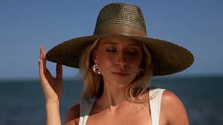 Olive WideBrimmed Wheat Straw Hat CASABLANCA The Perfect Summer Accessory [upl. by Nnaillij671]