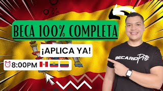 ¡Abrió una gran beca 100 completa aplica YA [upl. by Alodie]