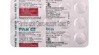 Pan 40 tablet uses Benefits and side Effects in Hindi Pantoprazole 40 mg [upl. by Ahnavas]