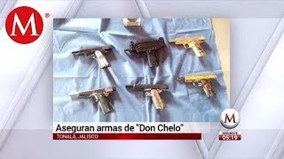 Aseguran armas de Don Chelo disparaba empuñando un San Judas [upl. by Heimer]