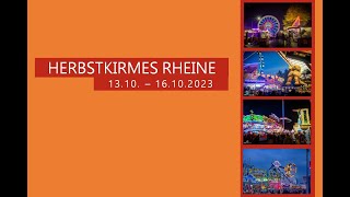 Herbstkirmes Rheine 2023 Beschickung [upl. by Rik]