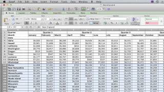 How to Add Lines on an Excel 2007 Sheet  MS Excel Tips [upl. by Ahsaek]