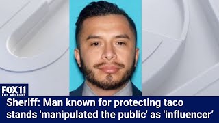 Social media influencer known for protecting LA taco stands arrested for protest attacks [upl. by Lemrac575]