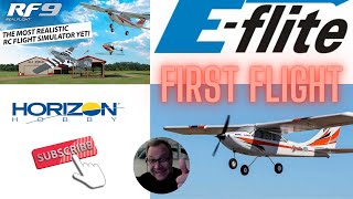 Apprentice STS trainer RC Plane Horizon Hobby Unboxing Learn to fly  my first flight [upl. by Cirri]