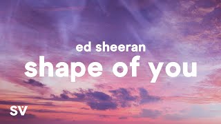 Ed Sheeran  Shape Of You Lyrics [upl. by Recha269]