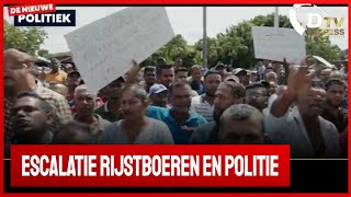 🚀 De Nieuwe Politiek Live rijstboeren bij DC Nickerie [upl. by Eimarrej]