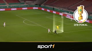 VfB raus nach TorwartSlapstick Stuttgart  Mönchengladbach 12  Highlights  DFBPokal  SPORT1 [upl. by Deevan]