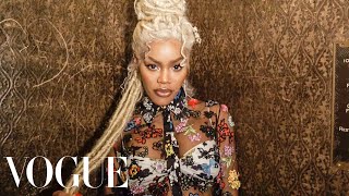 Teyana Taylor’s Epic Versace GettingReady Ritual  Vogue [upl. by Aneek]