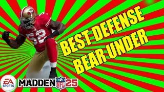 Madden 25 quot THE BEST DEFENSE  quot Bear Under Easy set up quot Madden NFL 25 Defense [upl. by Dalston]