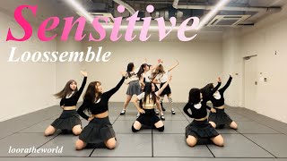 cover dance Loossemble “Sensitive” by 일본의 소녀LOORA Studio ver [upl. by Shipp]