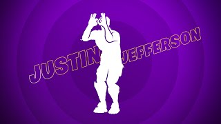 Justin Jefferson Dances Into the Fortnite Icon Series With The Get Griddy Emote [upl. by Euqinom]