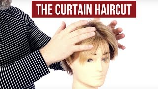 How to Achieve the Curtains Haircut  TheSalonGuy [upl. by Lower]