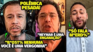 P0LÊMICA TIAGO LEIFERT DESCE O CACETΣ EM CAAGRANDE E NEYMAR HUMlLHA O COMENTARISTA APÓS RECORD [upl. by Anilahs281]